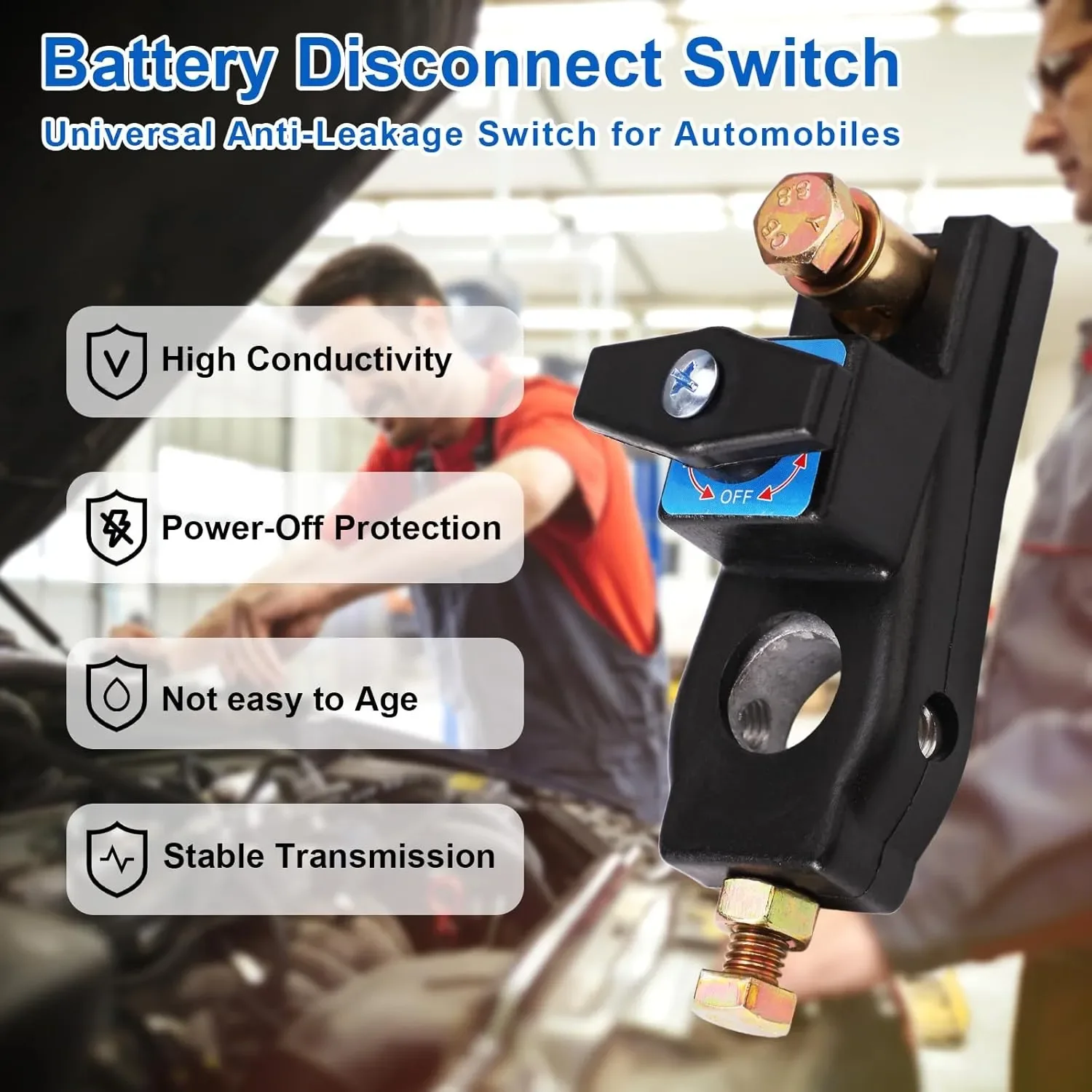 🔋✨ Protect Your Battery & Enjoy Peace of Mind! Manual Battery Disconnect Switch ⚡🔧