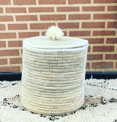 BOITE BERBÈRE BLANC CASSé