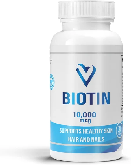 مكمل البيوتين لنمو الشعر