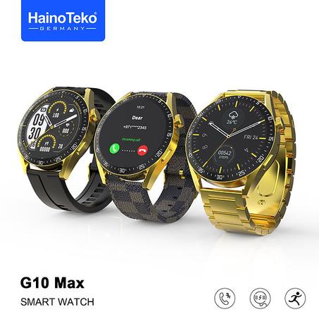ساعة ذكية أصلية مع 3 اساور عصرية من هاينوتيكو Haino Teko G10 Max.