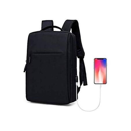 حقيبة ظهر للكمبيوتر مدرسية للأعمال مقاومة للماء مع منفذ USB.