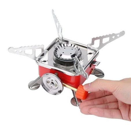 فرن محمول يعمل بالغاز صغير الحجم بأداء عالي مثالي لرحلات التخييم.