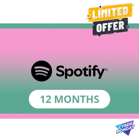 Spotify Premium 12 Months Subscription – Ad-Free Music, Offline Listening & Unlimited Skips