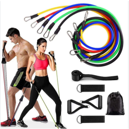 مجموعة حبال المقاومة المنزلية