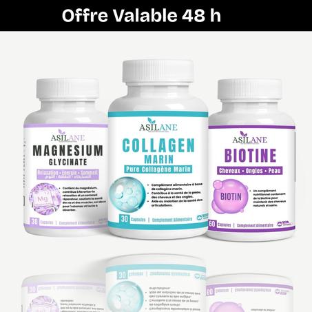 Pack Collagène Marin + Biotine +Magnésuim