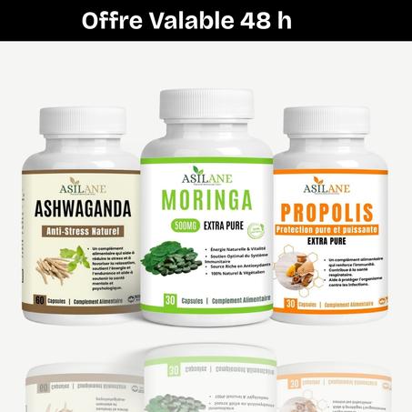Pack Moringa +Ashwaganda+Propolis