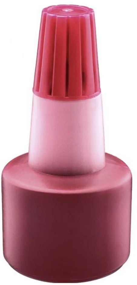 Encre à tampon rouge
