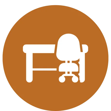 مكاتب خشبية