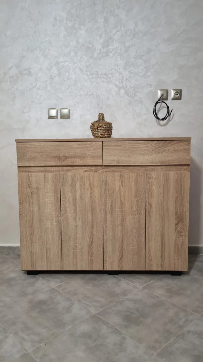 بلاكار أحذية عصري – تصميم أنيق وخشب MDF عالي الجودة