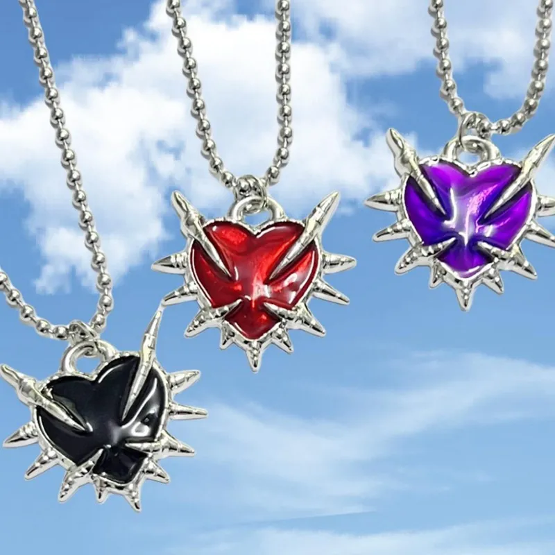 Punk Cross Heart Shape