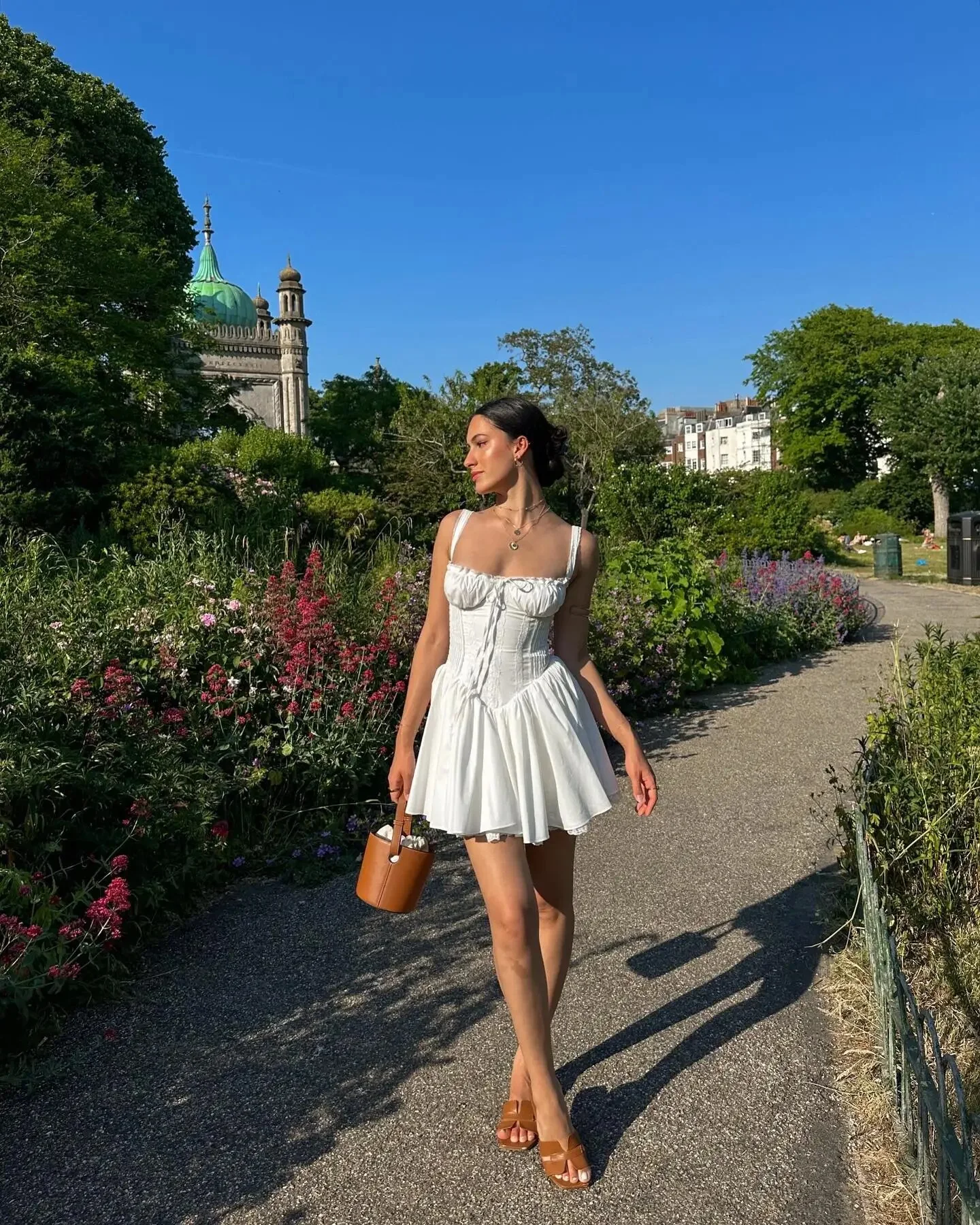 Enchanté Elegance Corset Mini Dress