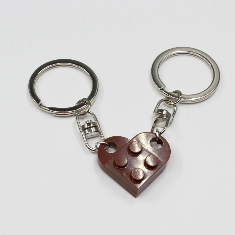 Couple Heart Keychain Set – “You Complete Me” Gift