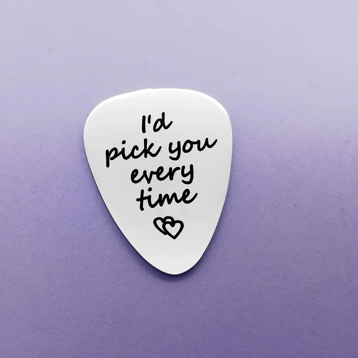 I Couldn't Pick A Better Friend keychain guitar pick