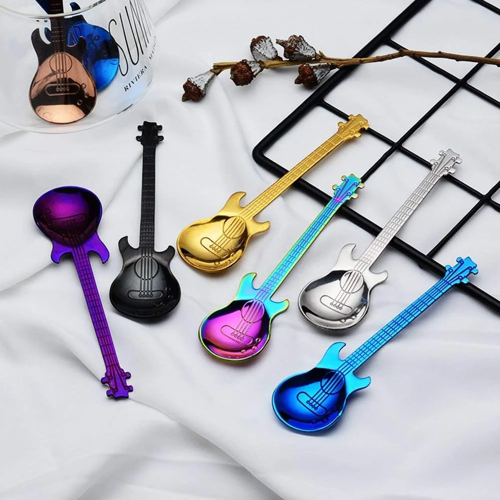 Bass Guitar Coffee Spoon Set
