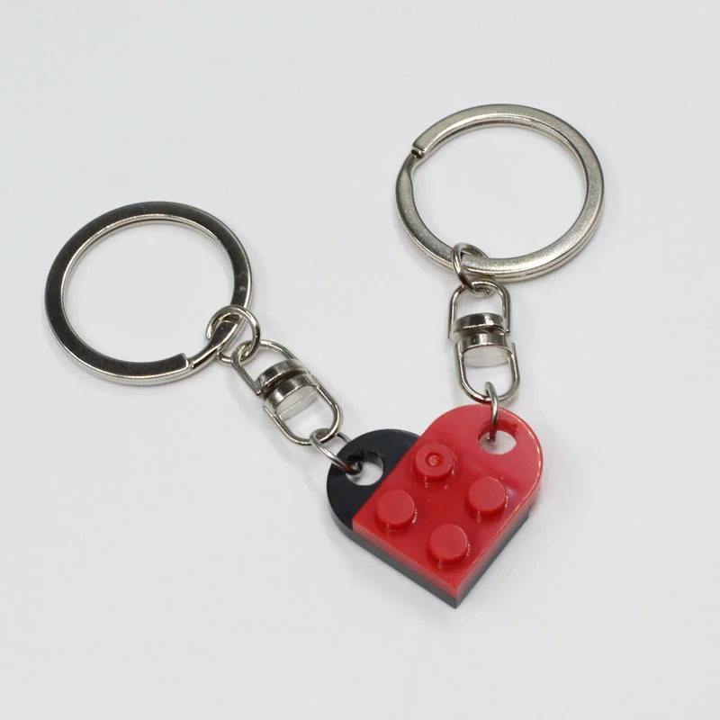 Couple Heart Keychain Set – “You Complete Me” Gift