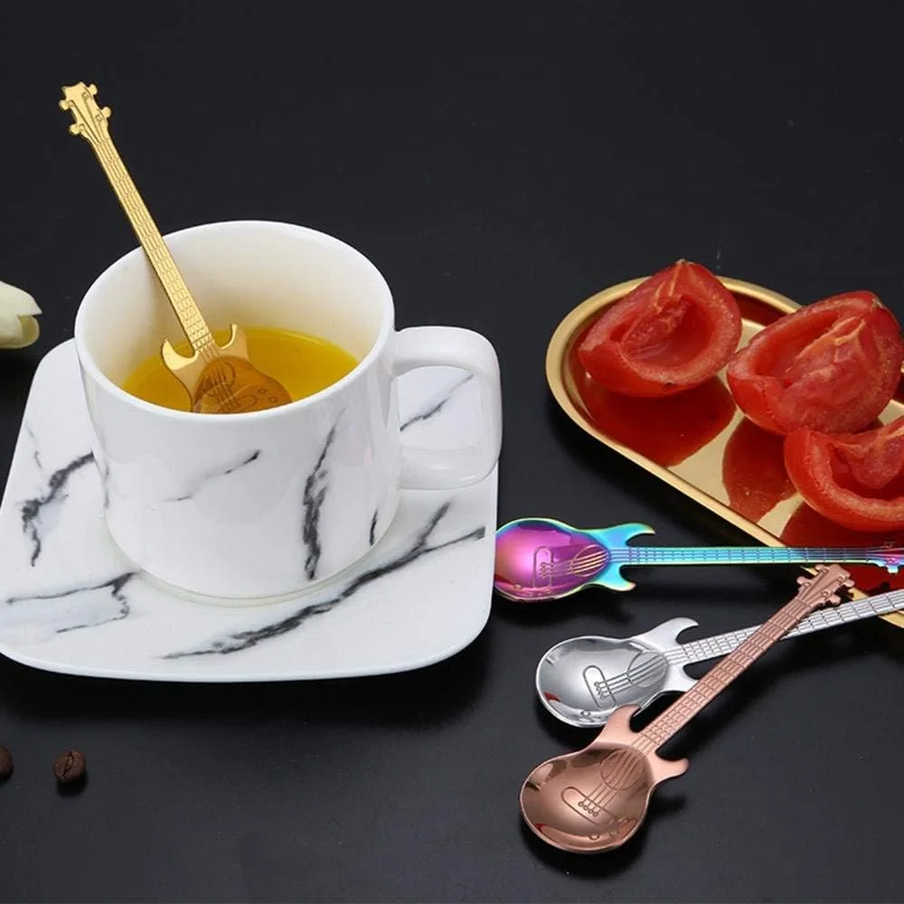 Bass Guitar Coffee Spoon Set