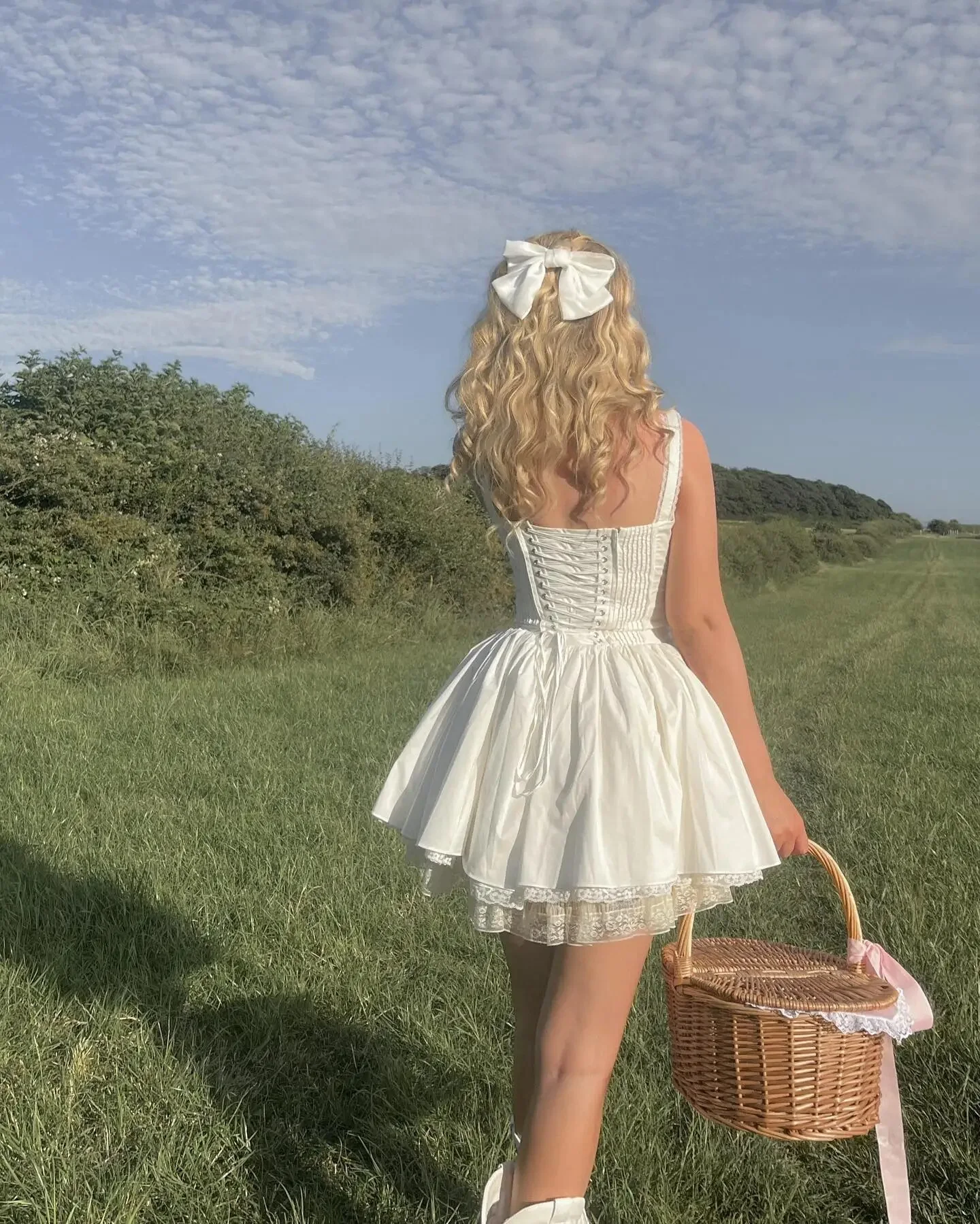 Enchanté Elegance Corset Mini Dress