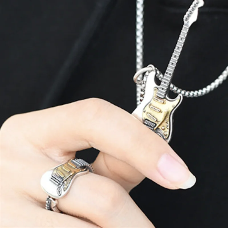 Guitar Rock Punk Necklace