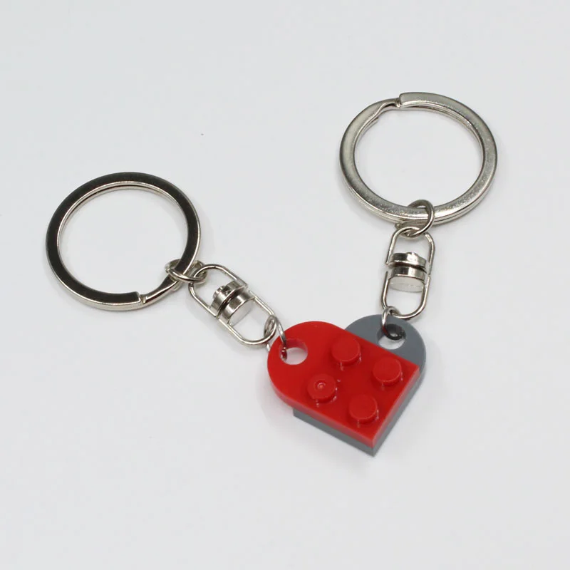 Couple Heart Keychain Set – “You Complete Me” Gift