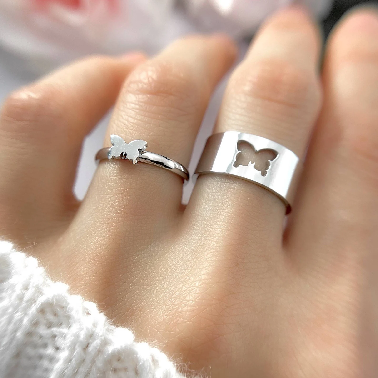 Matching Friendship Couples Heart Ring