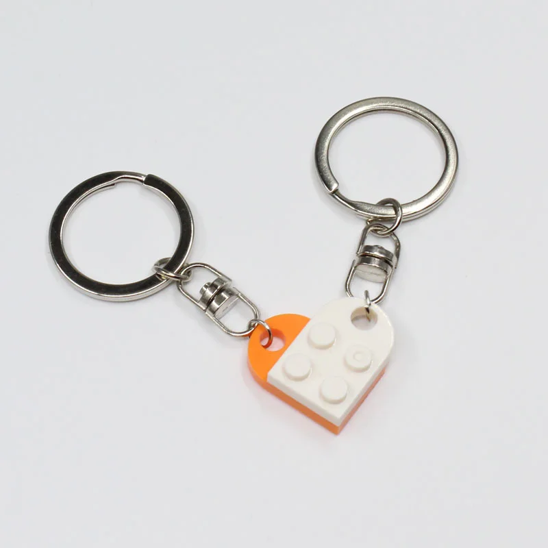 Couple Heart Keychain Set – “You Complete Me” Gift