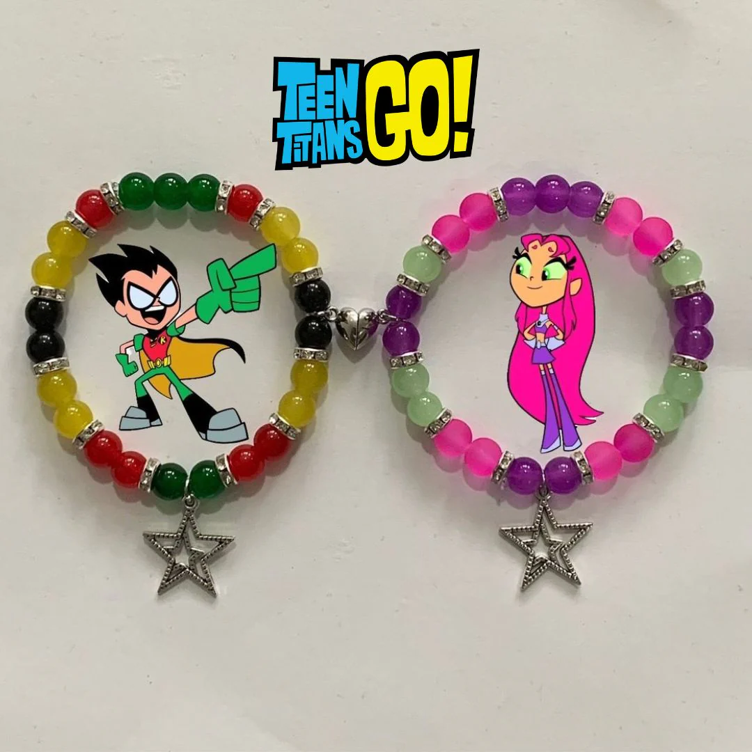 Raven & Beast Boy Matching Bracelets