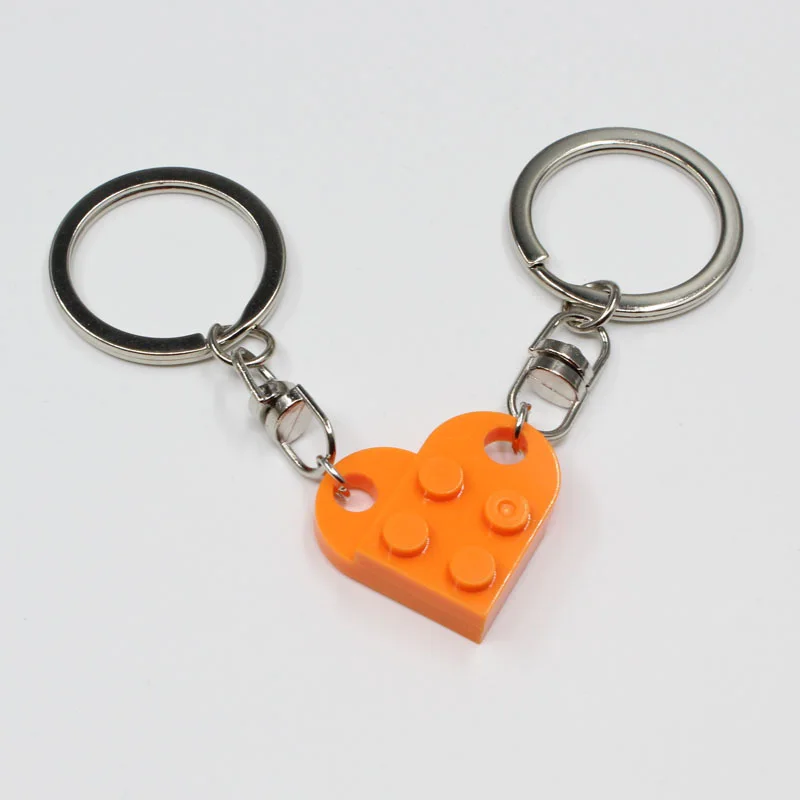 Couple Heart Keychain Set – “You Complete Me” Gift
