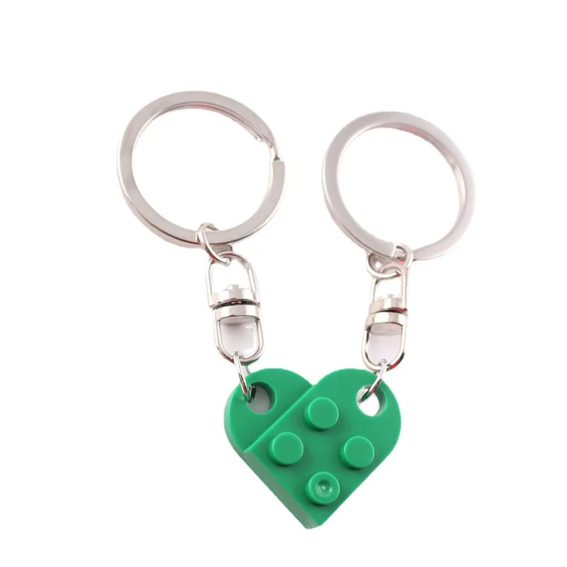 Couple Heart Keychain Set – “You Complete Me” Gift