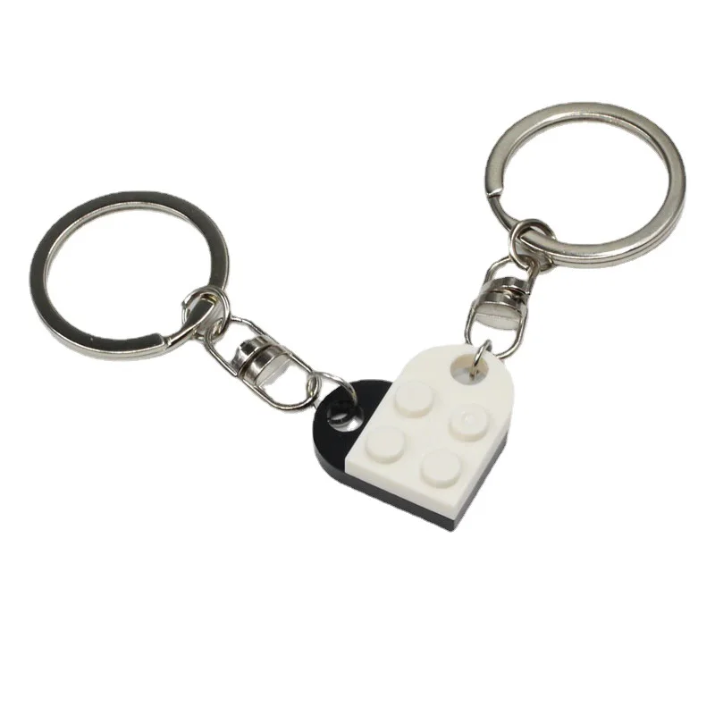 Couple Heart Keychain Set – “You Complete Me” Gift