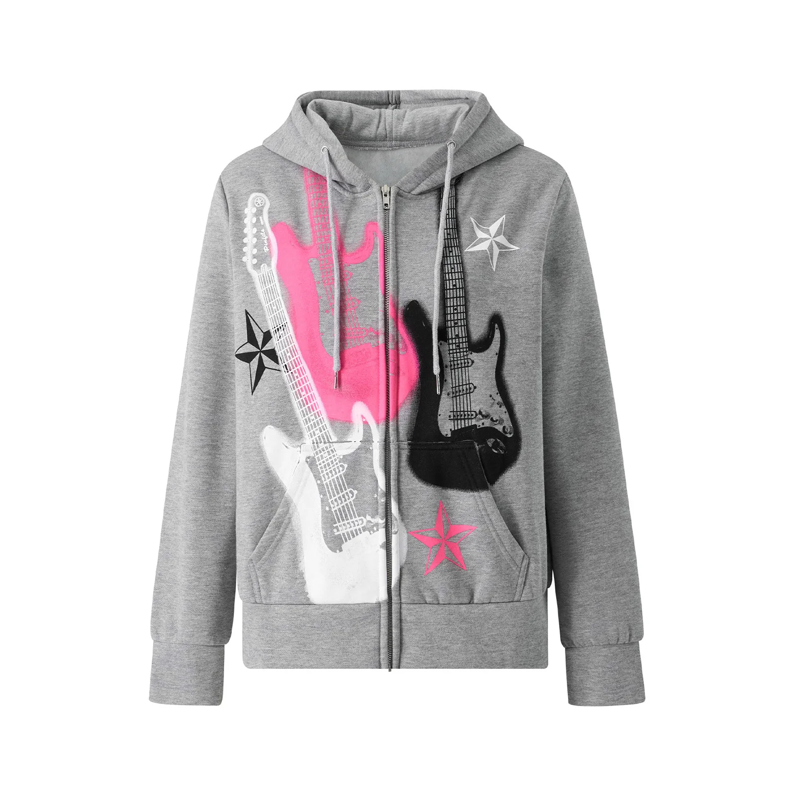 Electric Guitar Print Hoodie