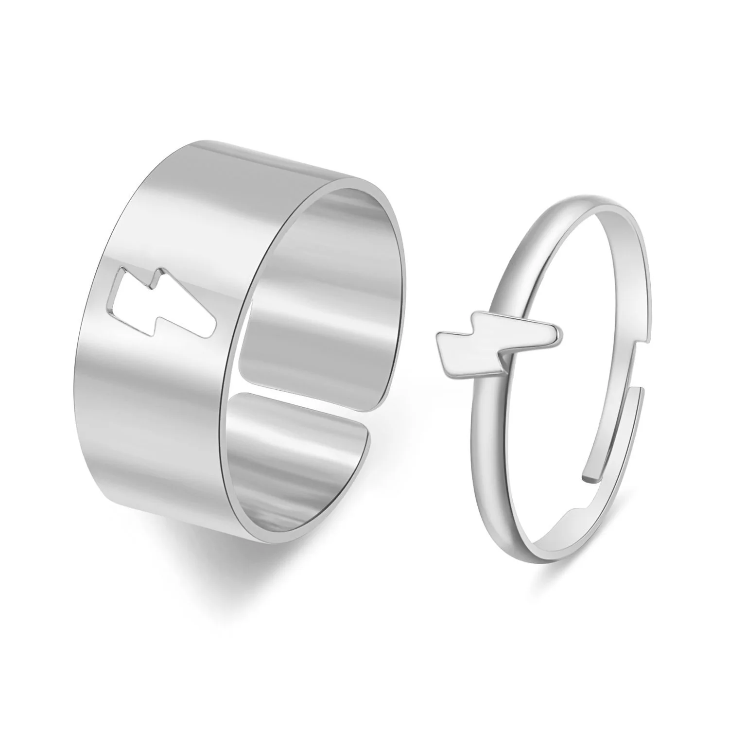 Matching Friendship Couples Heart Ring