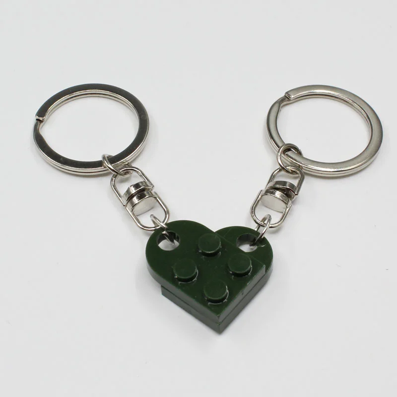 Couple Heart Keychain Set – “You Complete Me” Gift