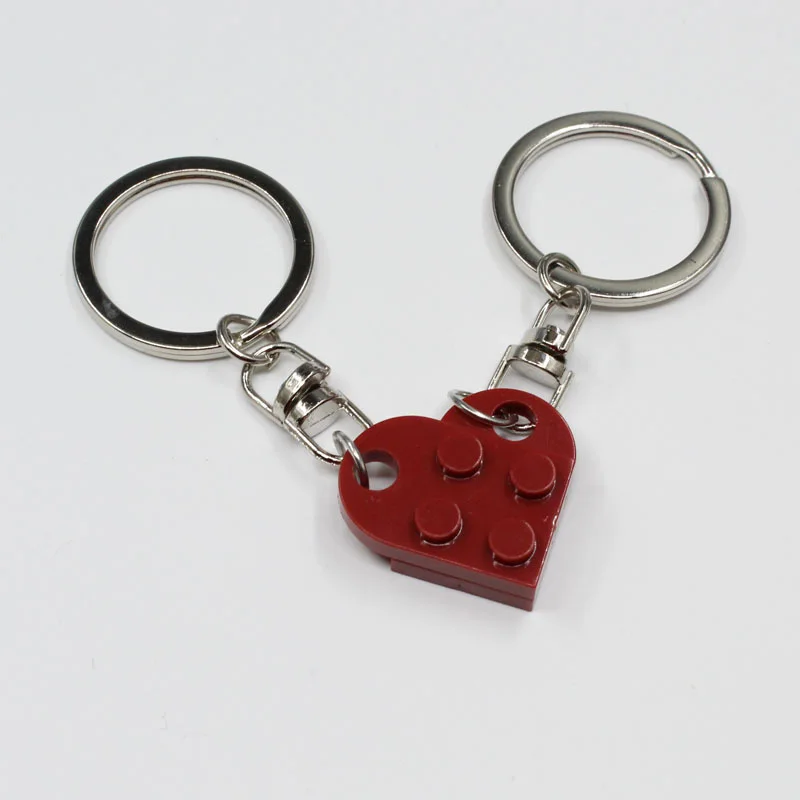 Couple Heart Keychain Set – “You Complete Me” Gift