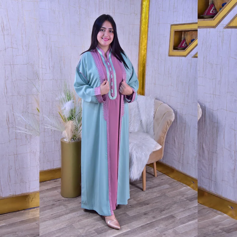 قفطان بالسفيفة + كيمونو ديالو