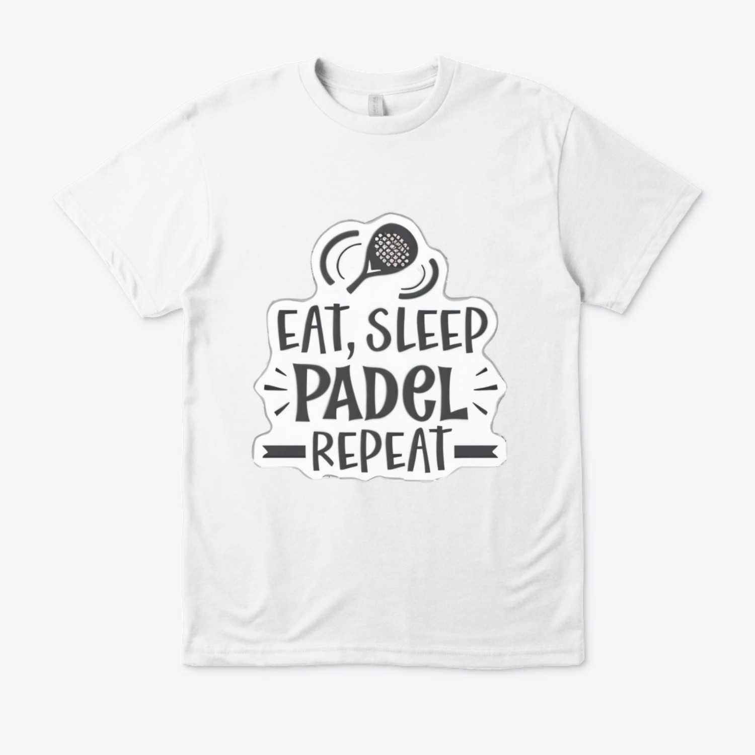 UNISEX T-SHIRT PADEL PASSIONATE EAT SLEEP PADEL REPEAT
