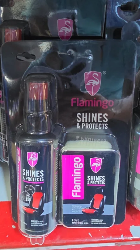 ملمع ومجدد بلاستيك وجلد Flamingo F026