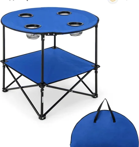 طاولة التخييم قابلة للطي