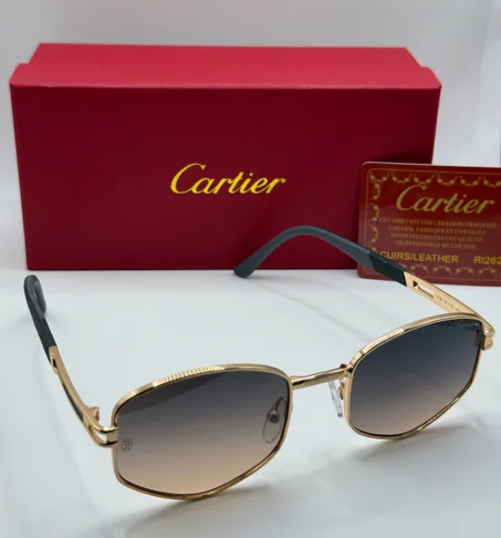 Cartier نظارات شمسية كلاسيكية عصرية
