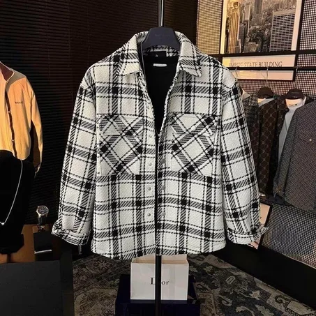 Veste à carreaux