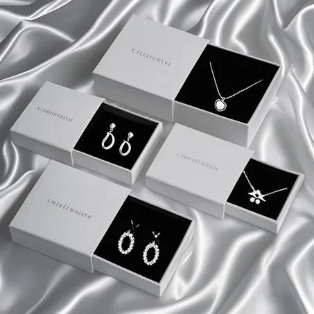 emballage tiroir de bijoux en carton