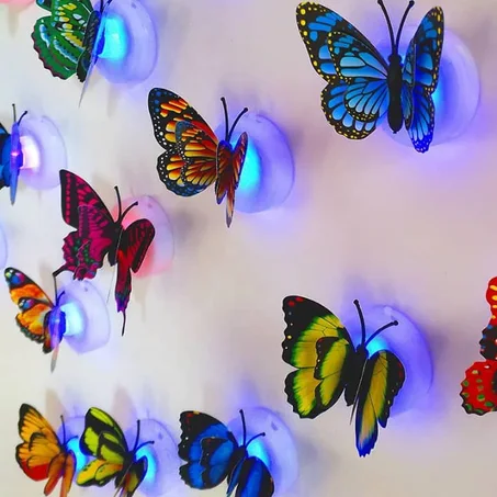 Lampe de nuit en papillon
