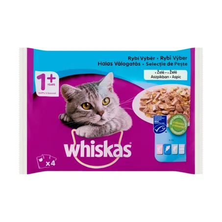 WHISKAS Sachets Chat Adulte 4 x 100g