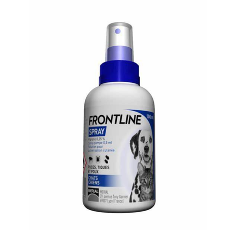 Spray Frontline pour chiens et chats