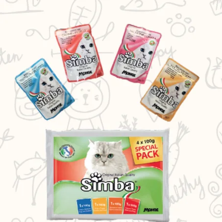 SIMBA Pack Pochons 4*100 gr