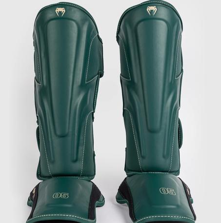 Venum Impact Evo Shin Guards - Emerald Green