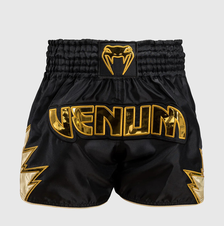 Venum Inferno Muay Thai Shorts - Black/Gold