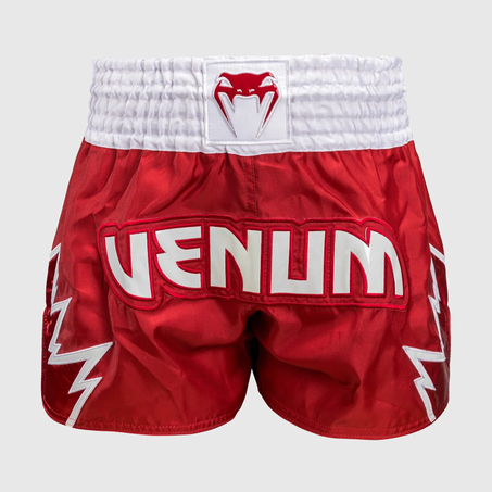 Venum Inferno Muay Thai Shorts - Red/White