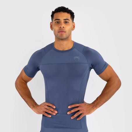 Venum G-Fit Air Men's Short Sleeve Rashguard - Foggy Blue