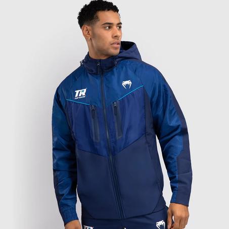 Venum X Top Rank Original Men's Full Zip Hoodie - Navy Blue