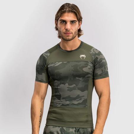 Venum G-Fit Air Men's Short Sleeve Rashguard - Army Camo